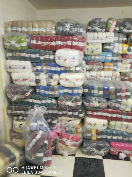 Mixed lot of knitting / crochet wool 100 balls yarn 100g clearance sale ALL  DK 